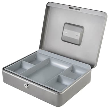 Secureo Geldkassette XL Münzeinsatz silber